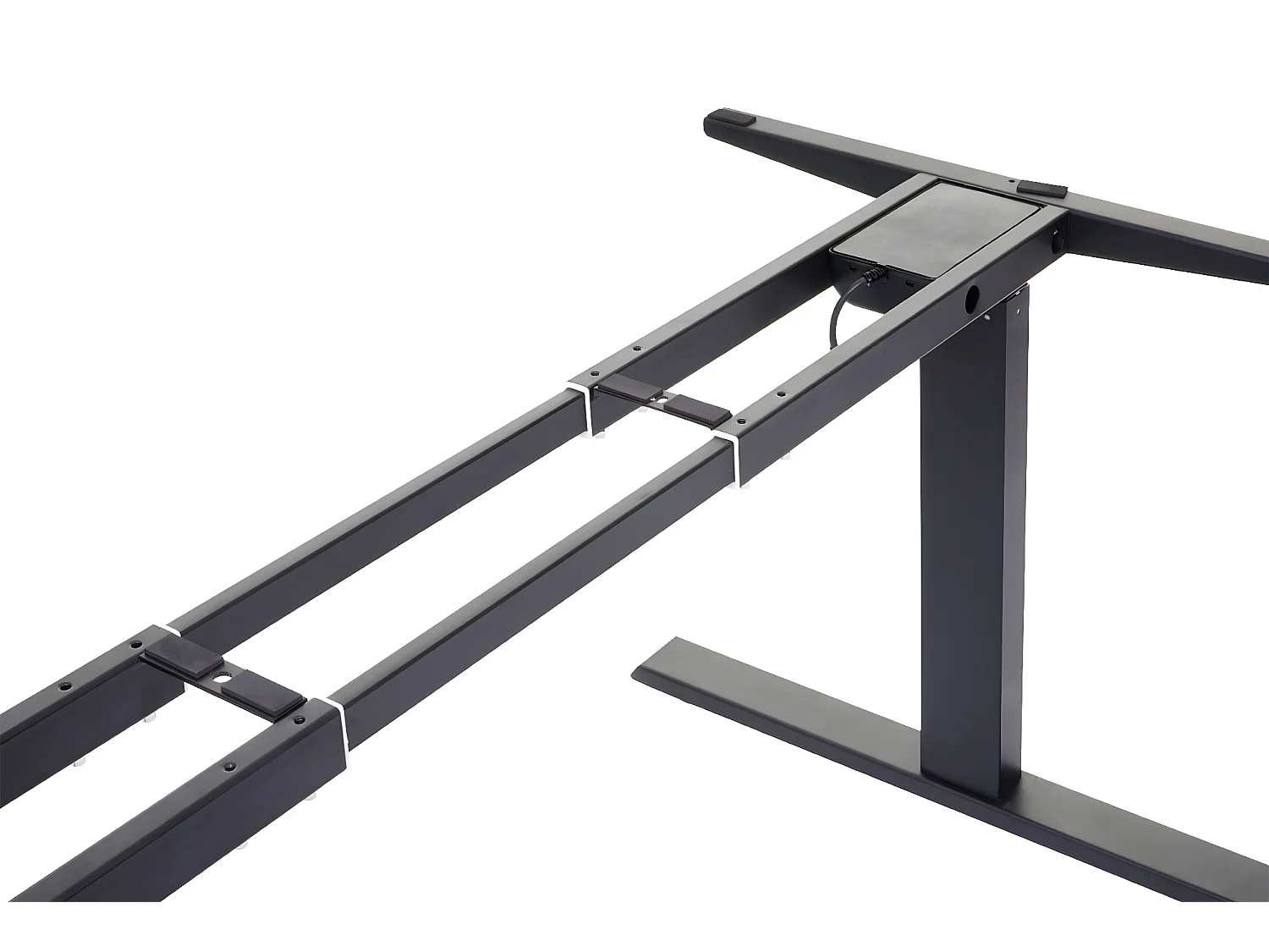 Gestell MCW-D40 für Schreibtisch, Schwarz