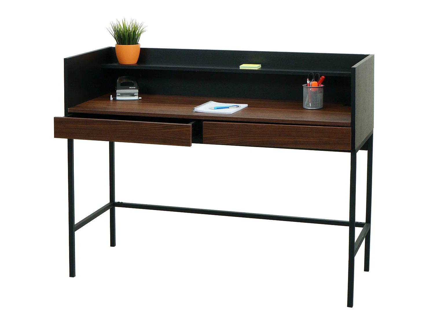 Bureau MCW-J79,  aspect noyer