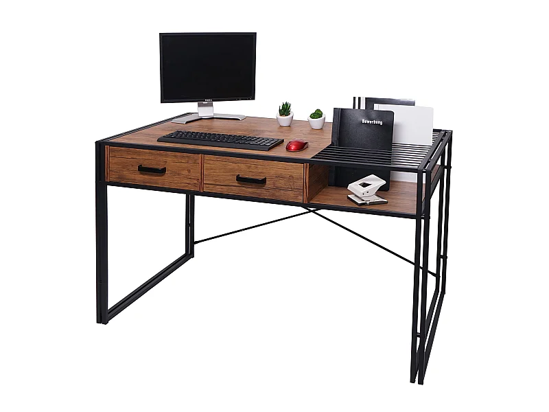 Schreibtisch MCW-H91, Braun