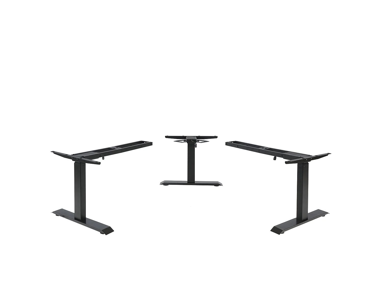 3in1 Gestell MCW-D40 Variabel Elektrisch, Schwarz