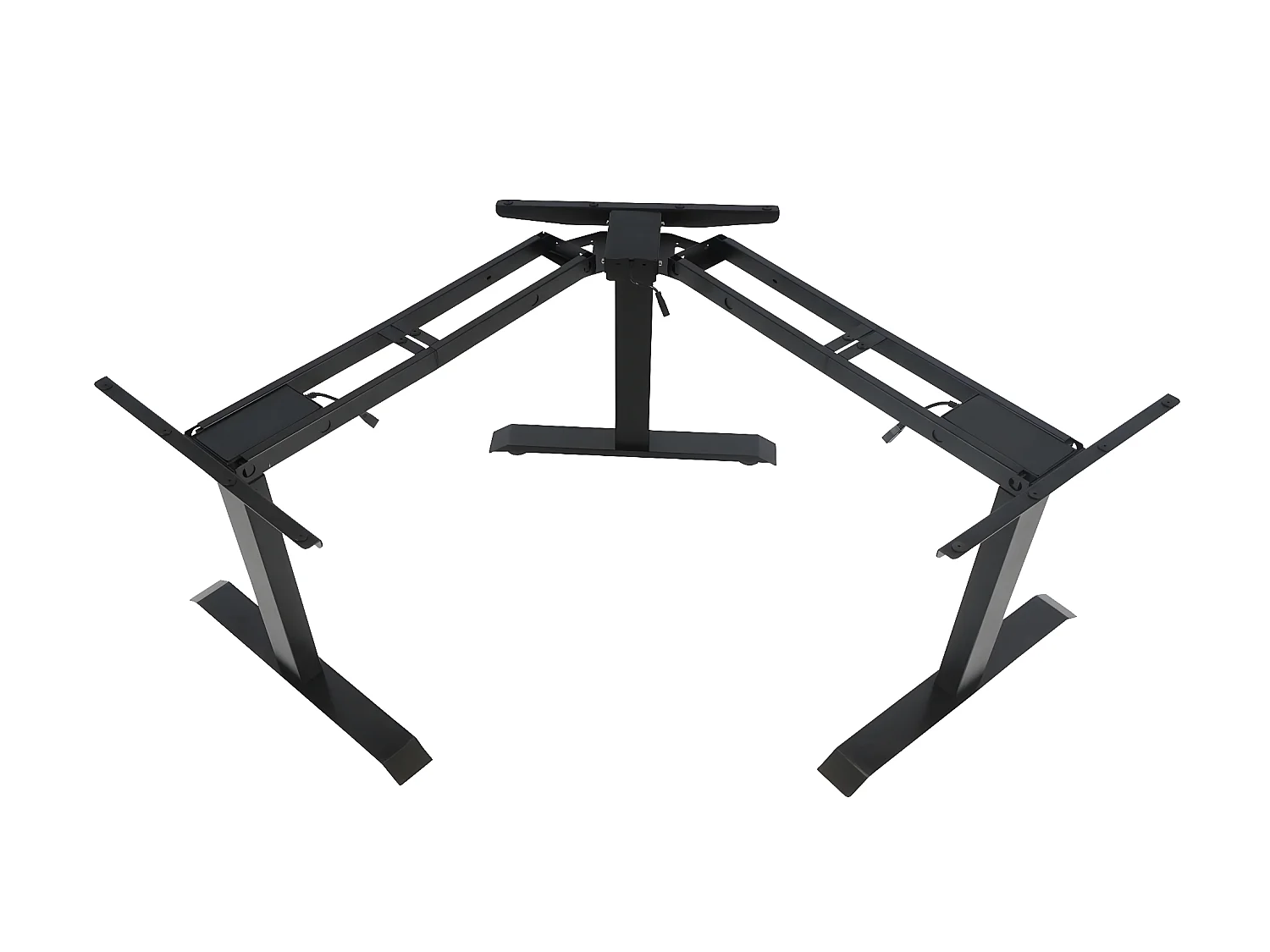 3in1 Gestell MCW-D40 Variabel Elektrisch, Schwarz