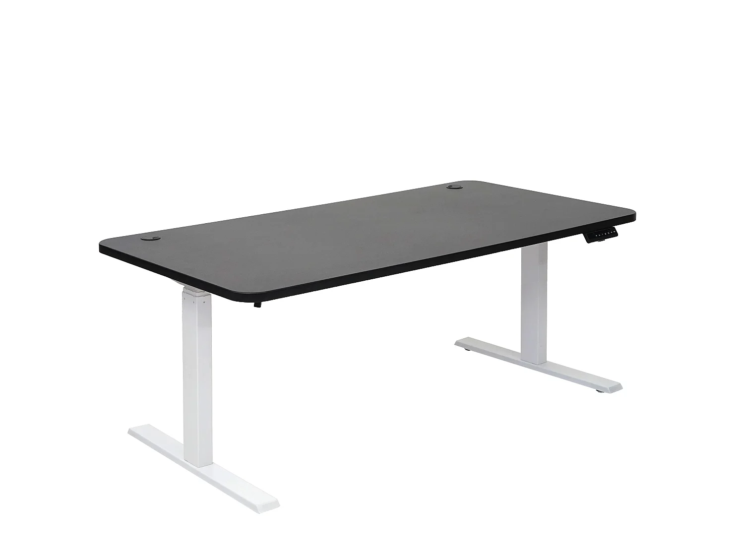 Schreibtisch MCW-D40, Schwarz, weiß