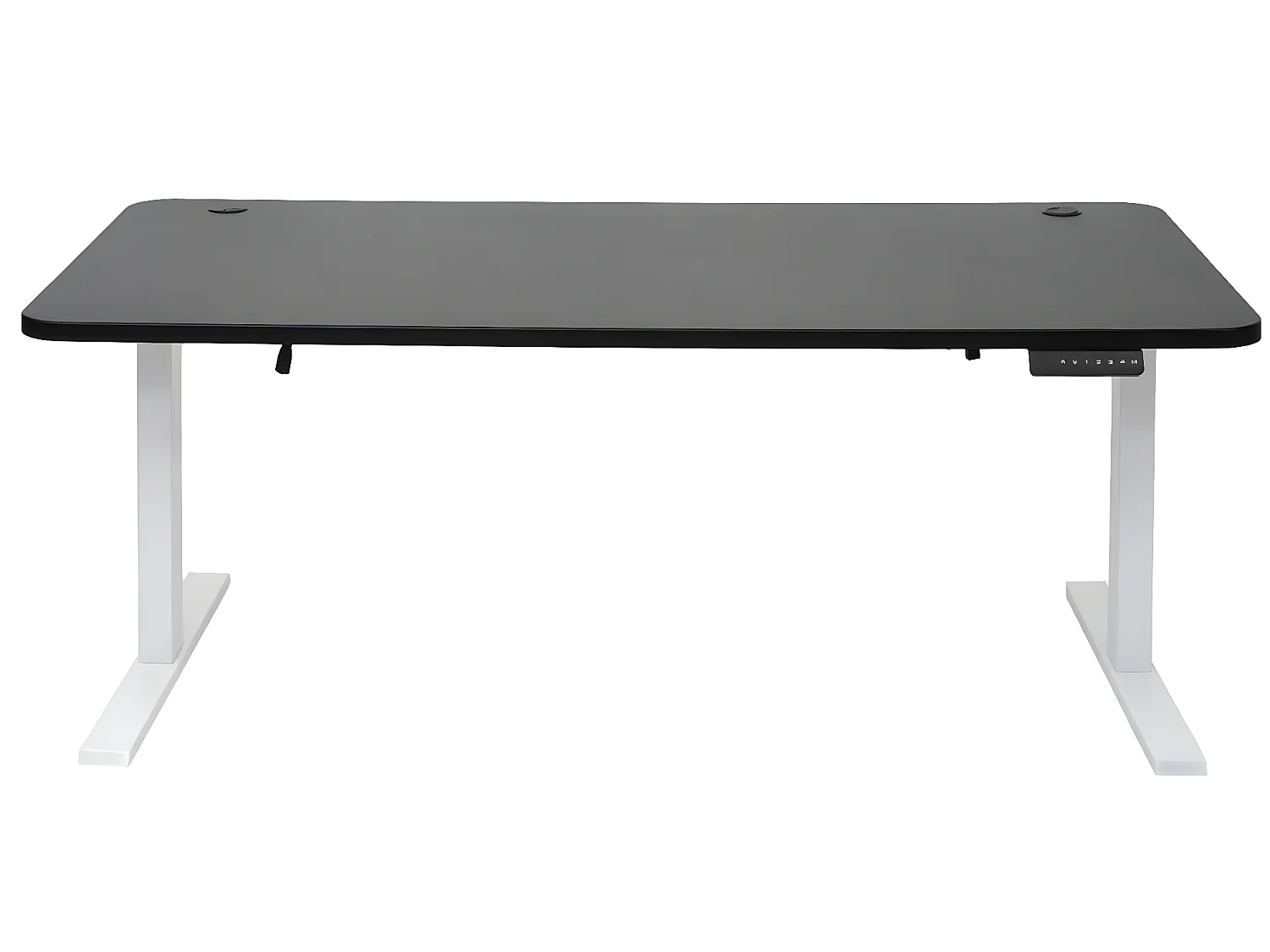 Schreibtisch MCW-D40, Schwarz, weiß