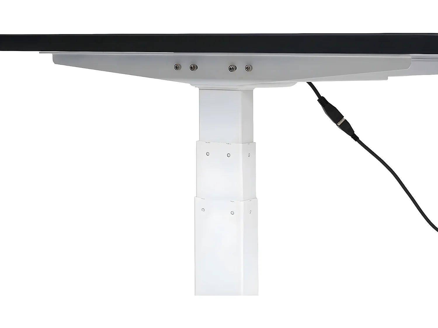 Schreibtisch MCW-D40, Schwarz, weiß