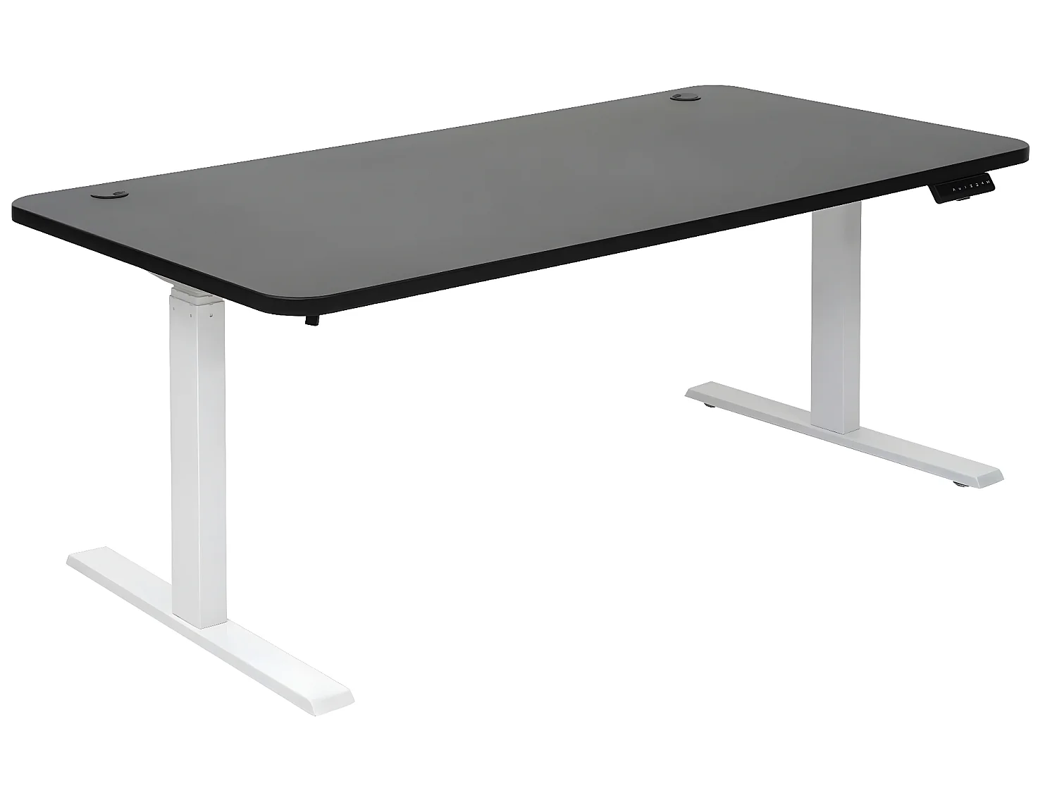 Schreibtisch MCW-D40, Schwarz, weiß