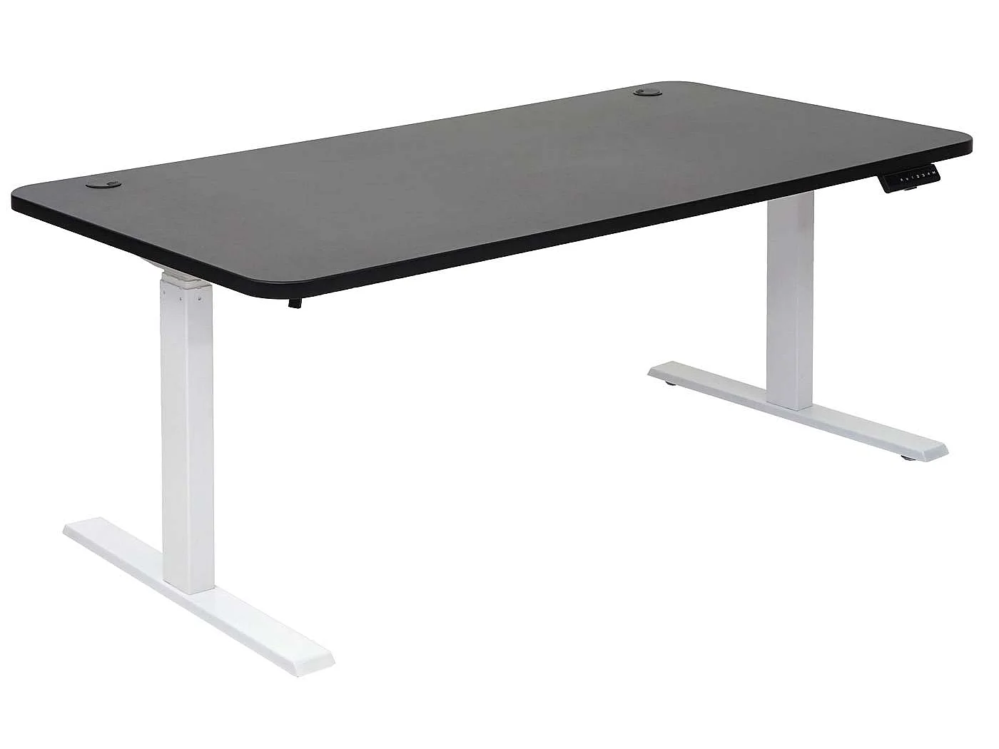 Schreibtisch MCW-D40, Schwarz, weiß