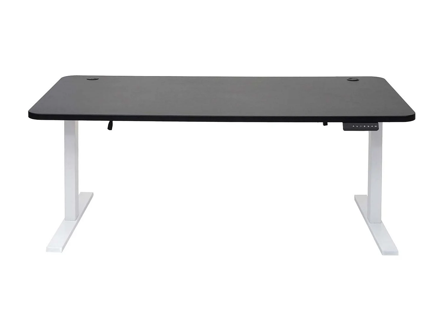 Schreibtisch MCW-D40, Schwarz, weiß