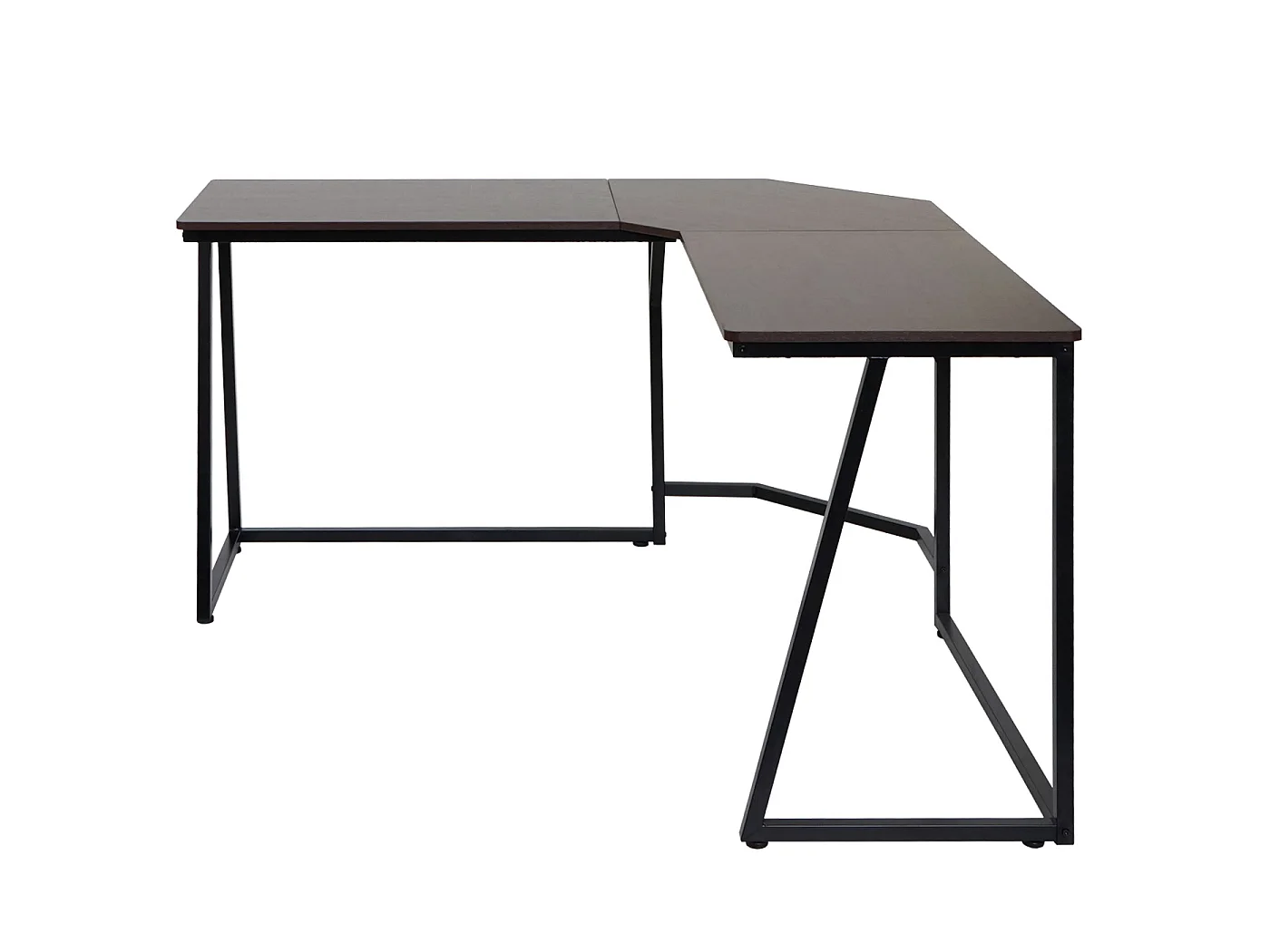 Bureau d'angle MCW-K66,  brun foncé
