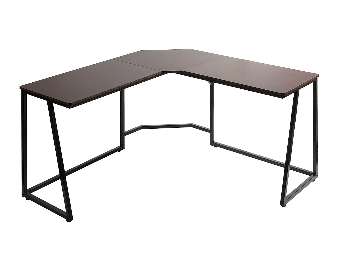Bureau d'angle MCW-K66,  brun foncé