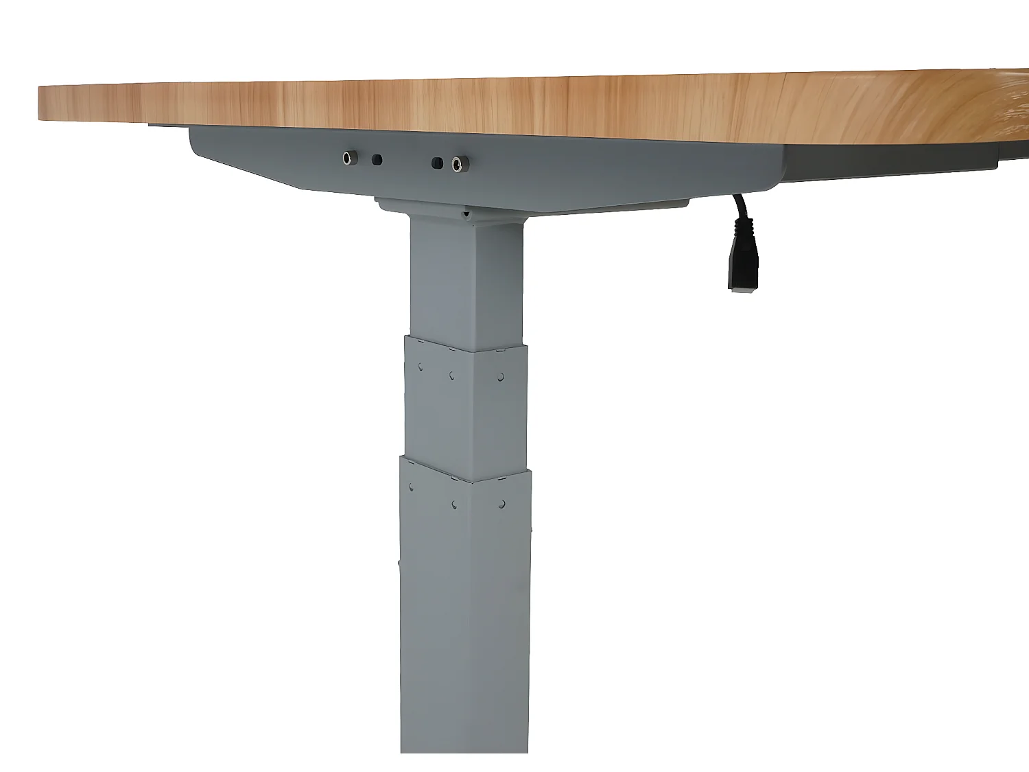 Schreibtisch MCW-D40, Eiche-Dekor, grau