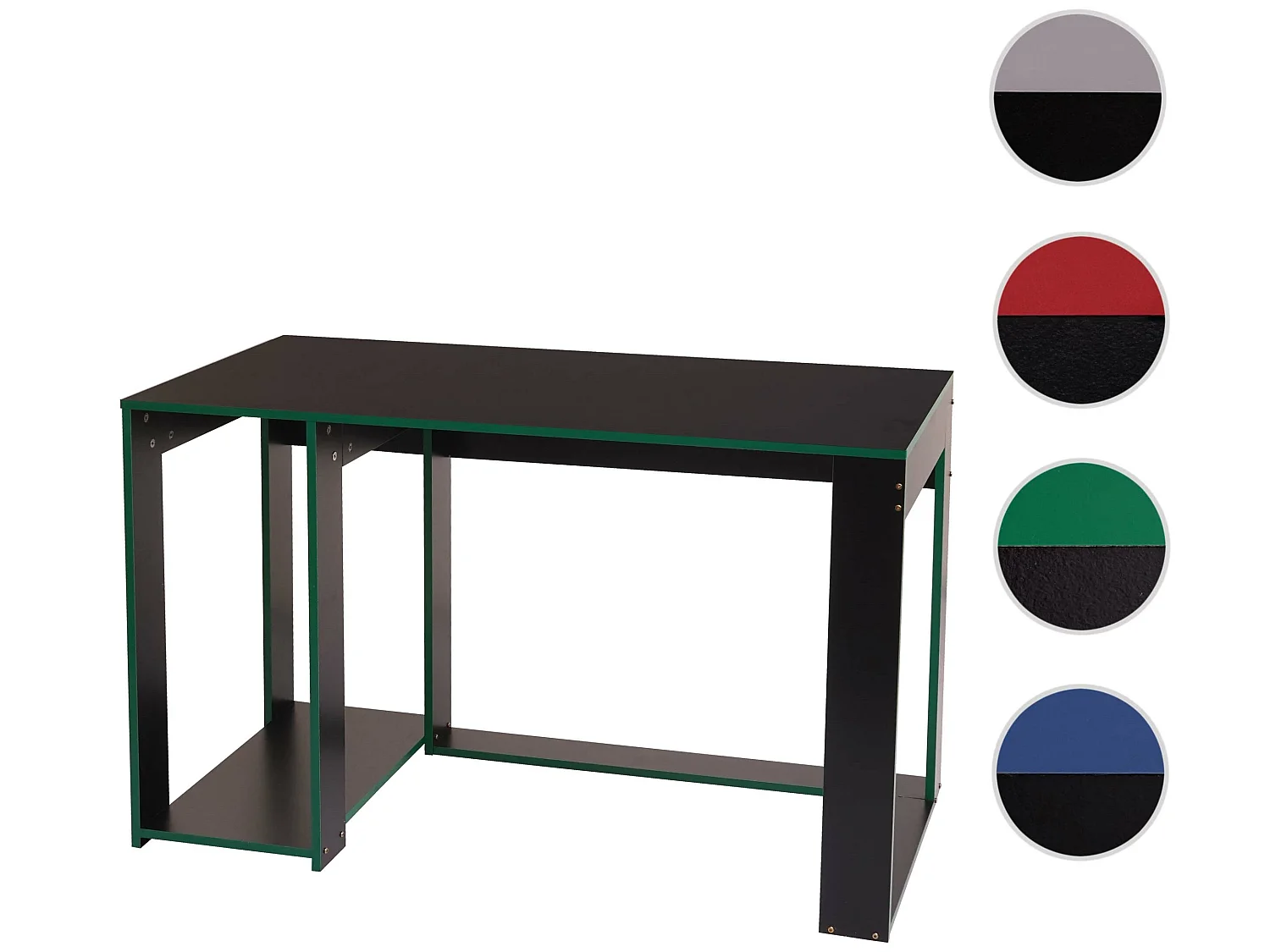 Bureau MCW-J26,  noir-vert