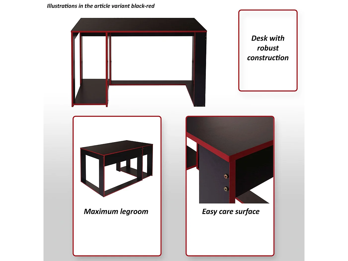 Bureau MCW-J26,  zwart-groen