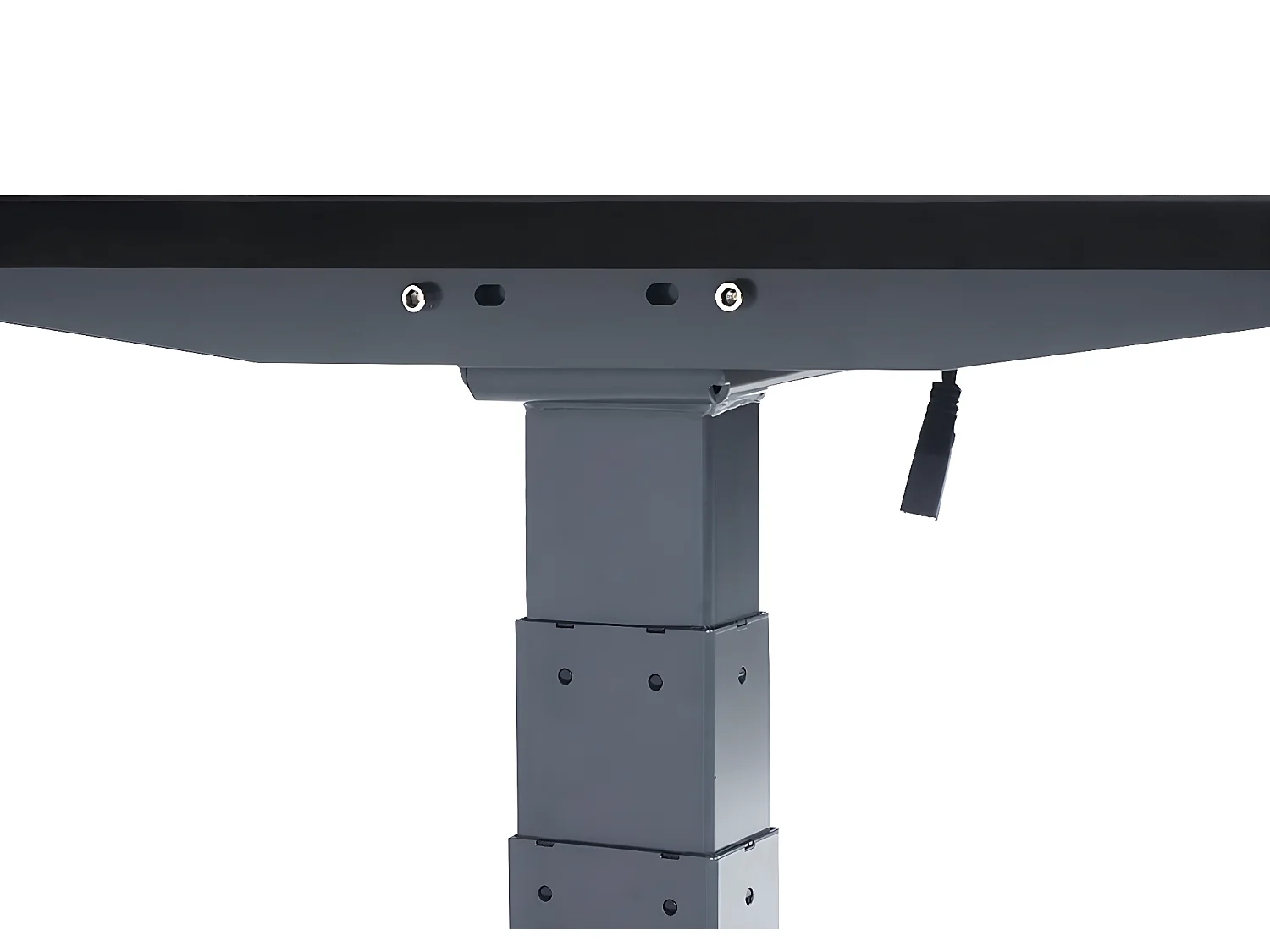 Schreibtisch MCW-D40, Schwarz, anthrazit-grau