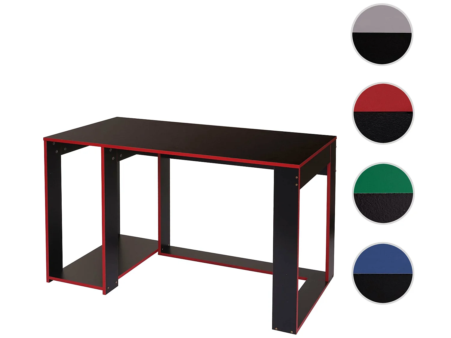 Bureau MCW-J26,  noir-rouge