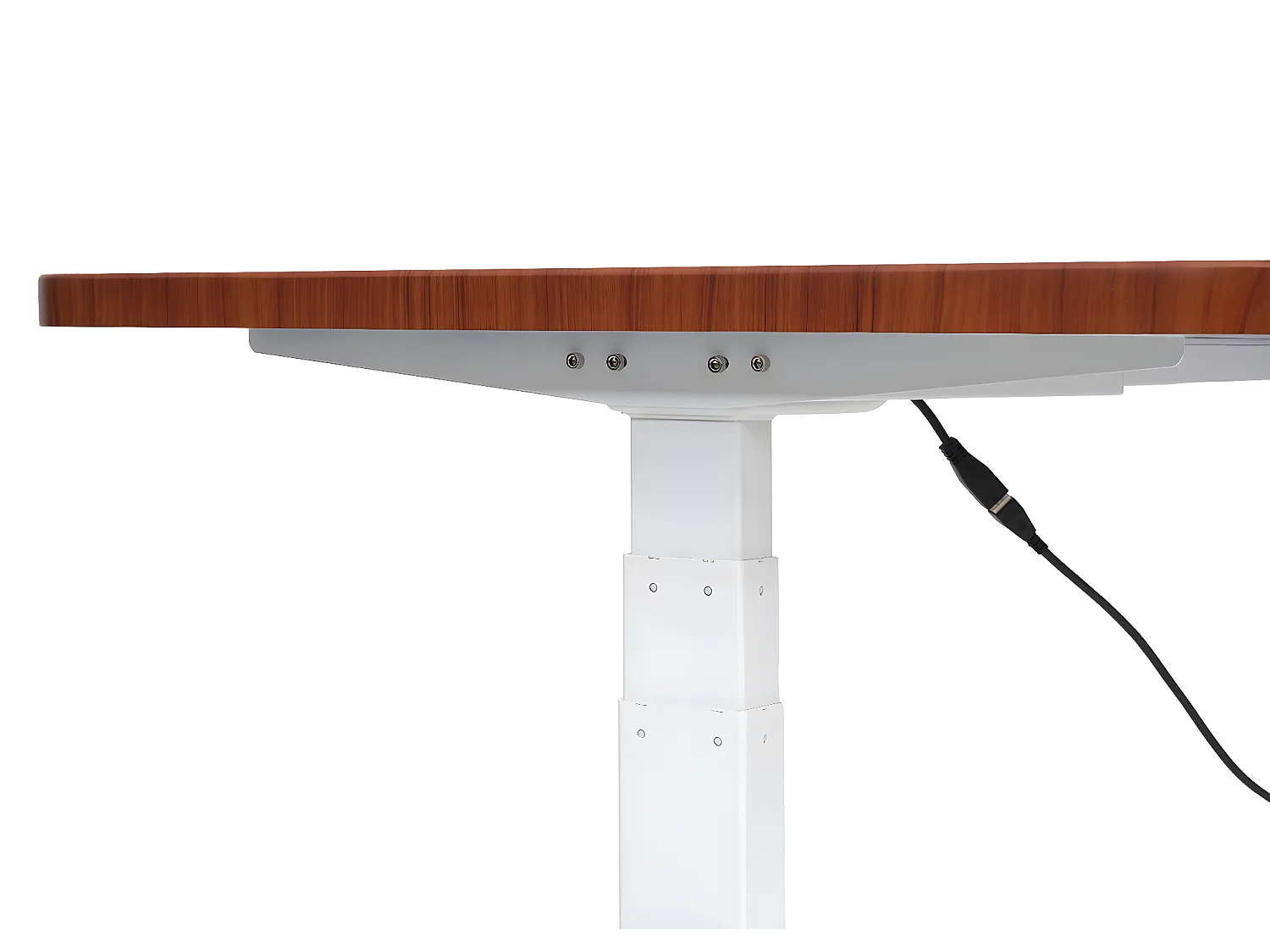 Schreibtisch MCW-D40, Natur, weiß