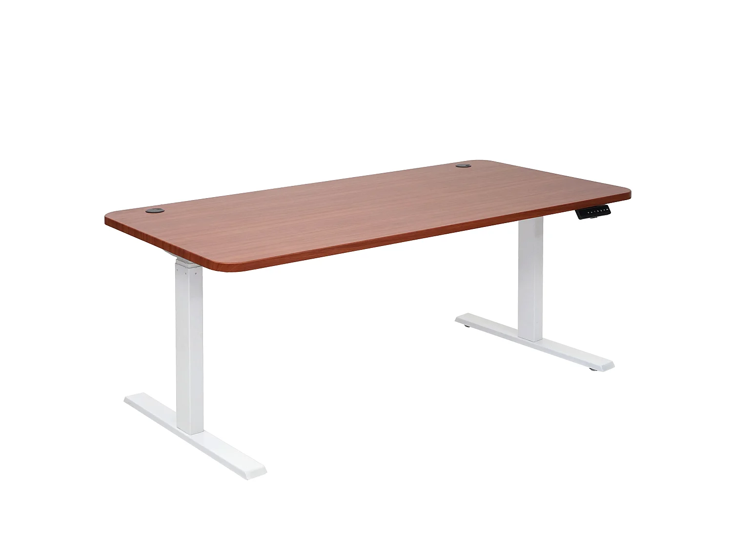 Schreibtisch MCW-D40, Natur, weiß