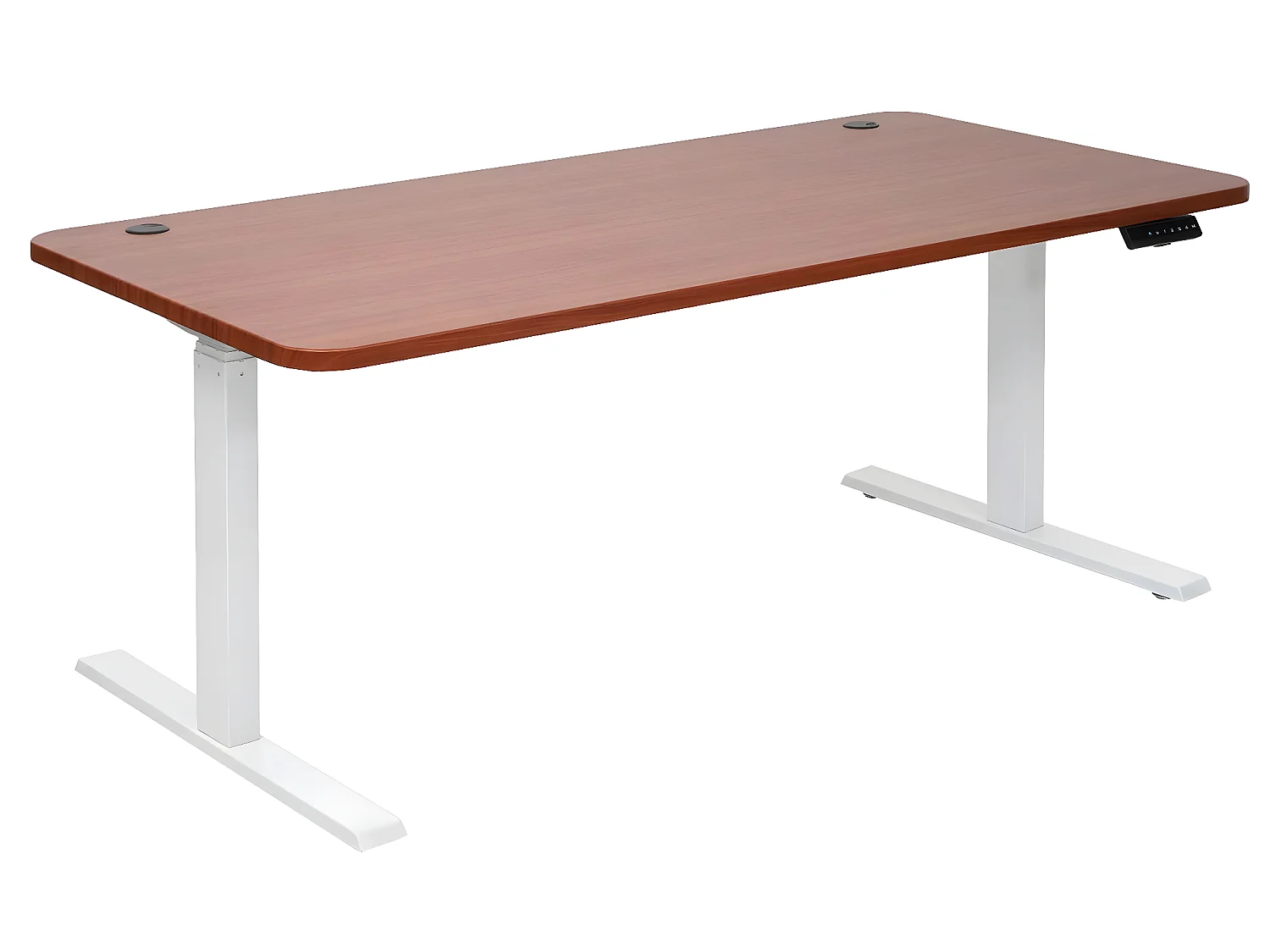 Schreibtisch MCW-D40, Natur, weiß