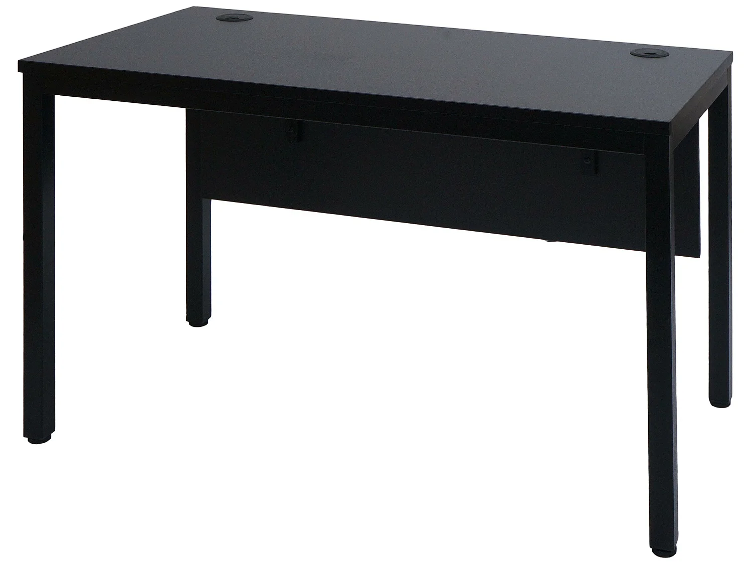 Scrivania ufficio studio MCW-E94 MDF rivestimento melaminico nero