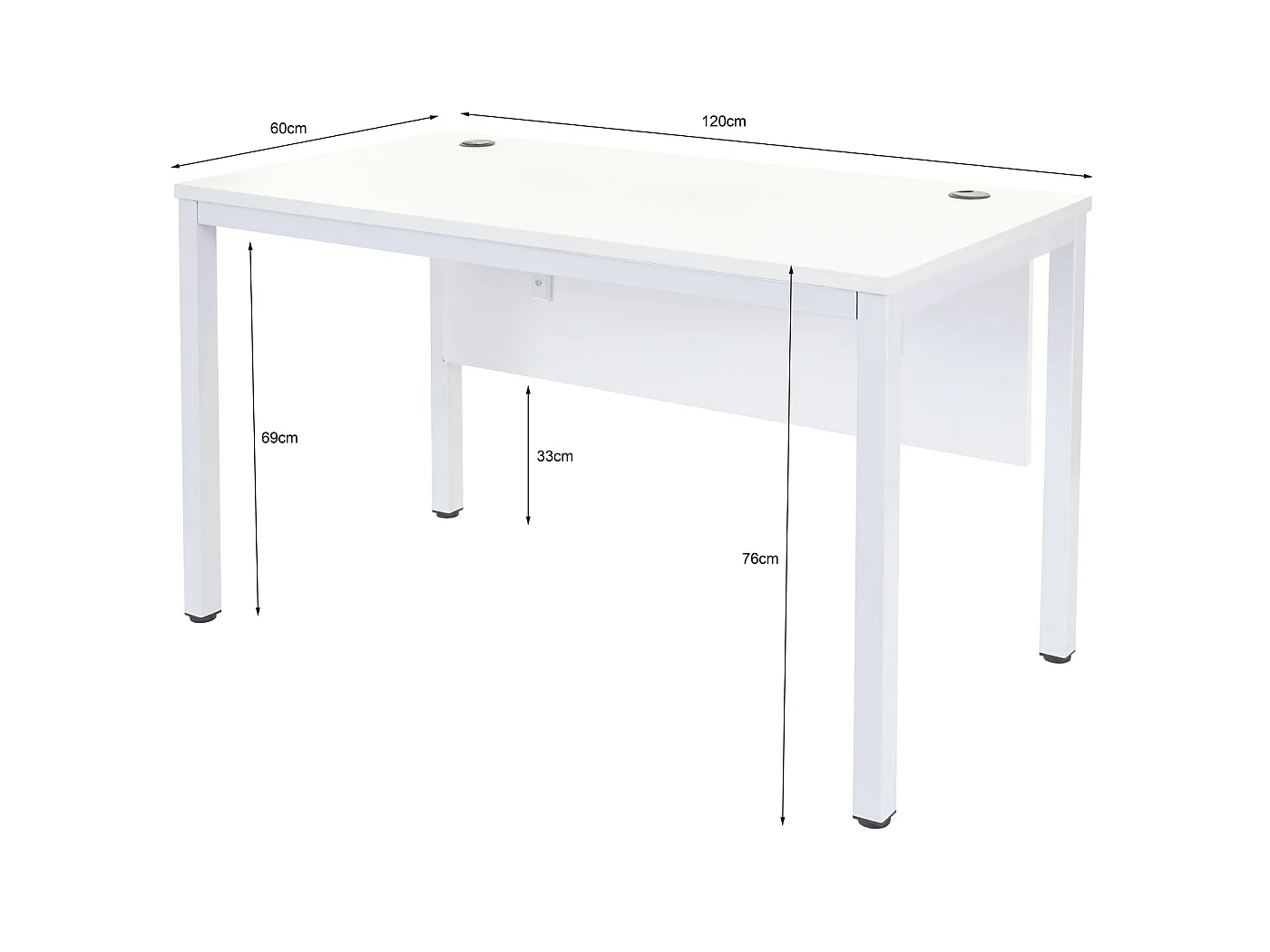 Bureau MCW-E94,  zwart