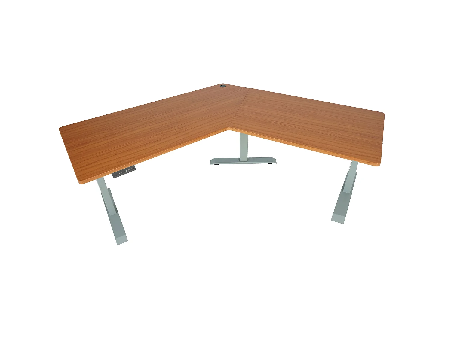 Schreibtisch MCW-D40, Natur, grau