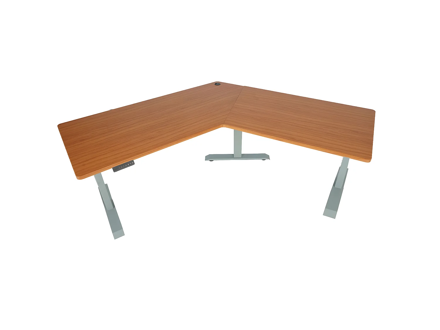 Schreibtisch MCW-D40, Natur, grau