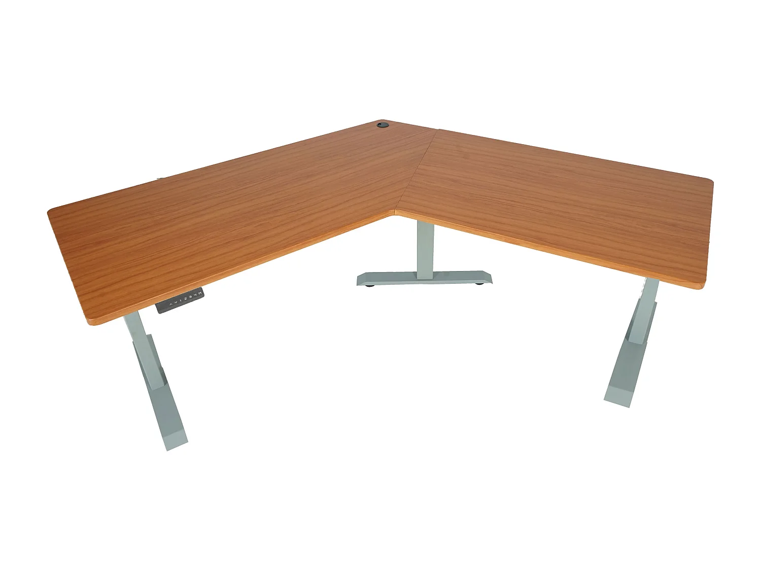 Schreibtisch MCW-D40, Natur, grau