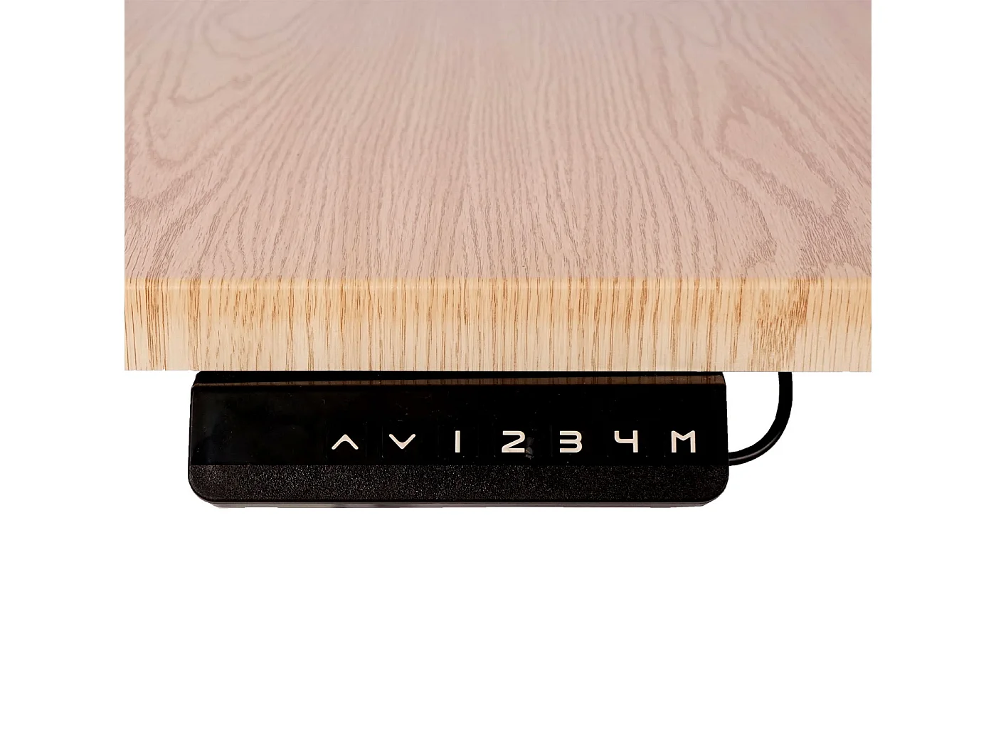 Eck-Schreibtisch MCW-D40, Hellbraun, anthrazit-grau