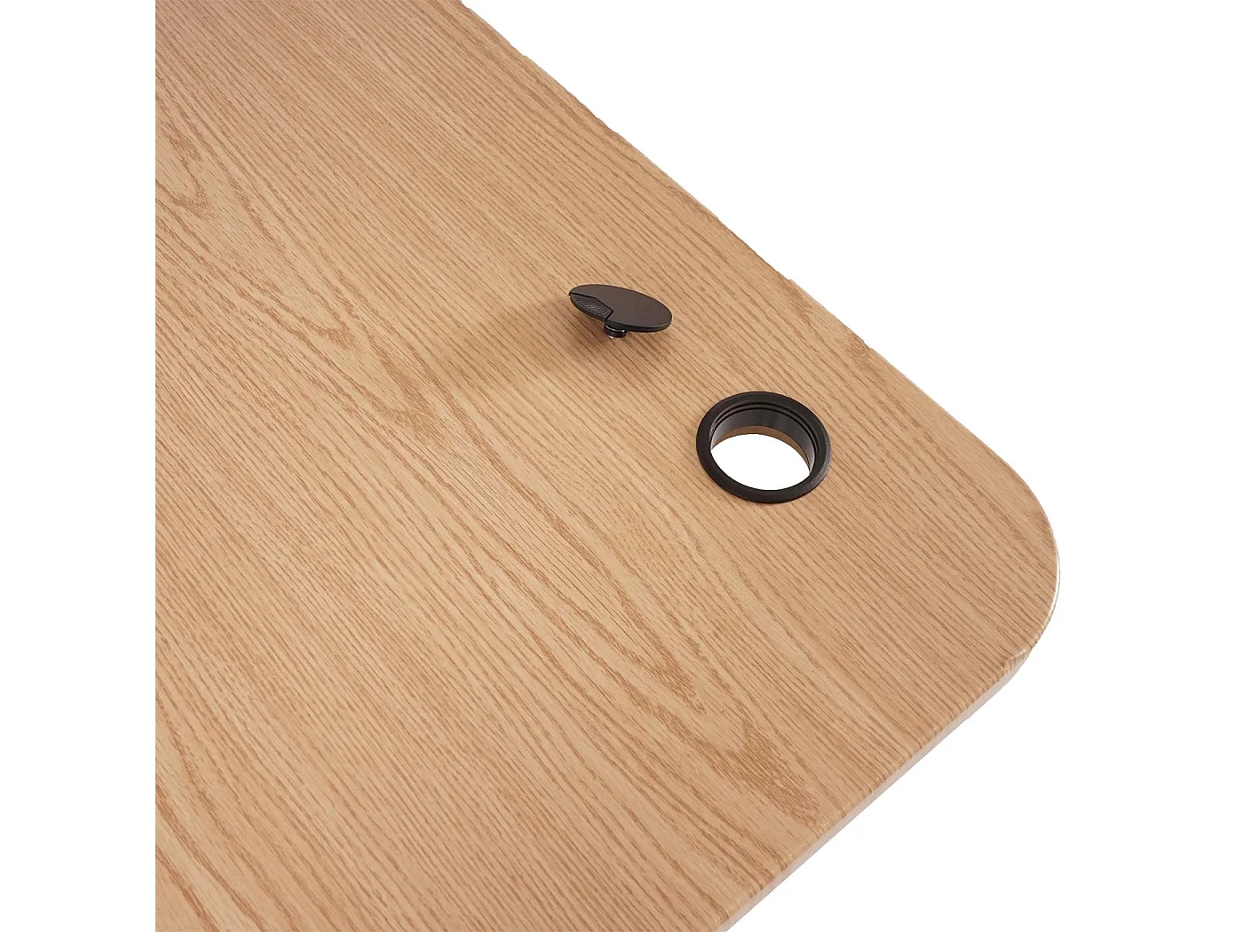 Eck-Schreibtisch MCW-D40, Hellbraun, anthrazit-grau