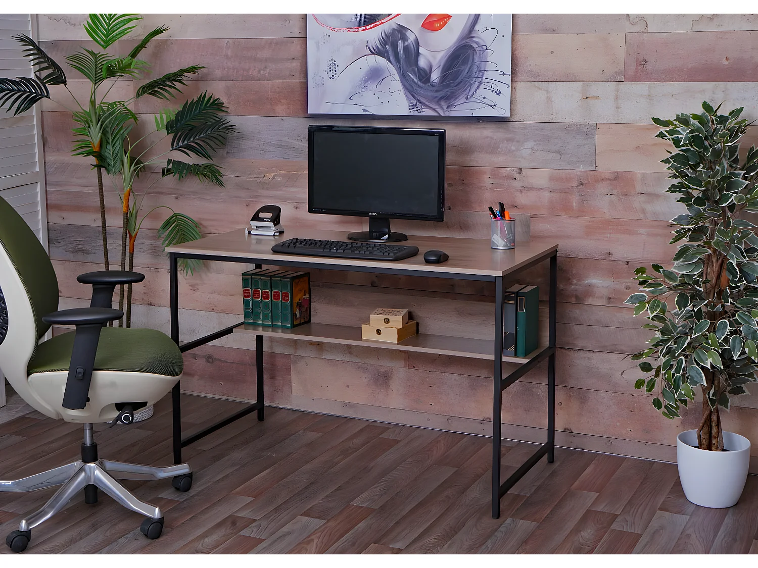 Bureau MCW-K80,  grijsbruin