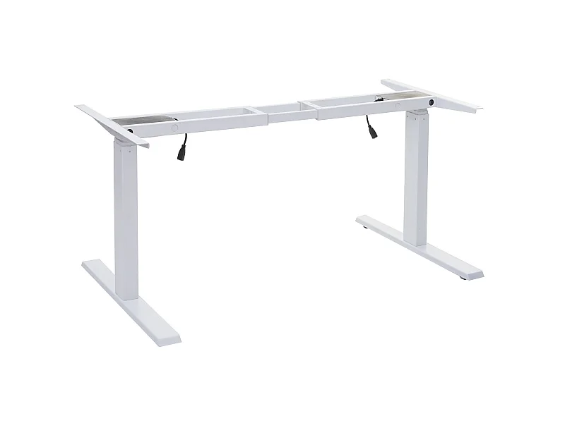 Gestell MCW-D40 für Schreibtisch, Weiß