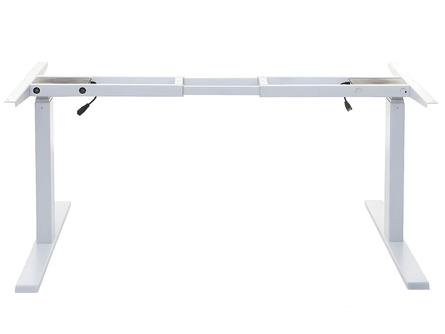 Gestell MCW-D40 für Schreibtisch, Weiß