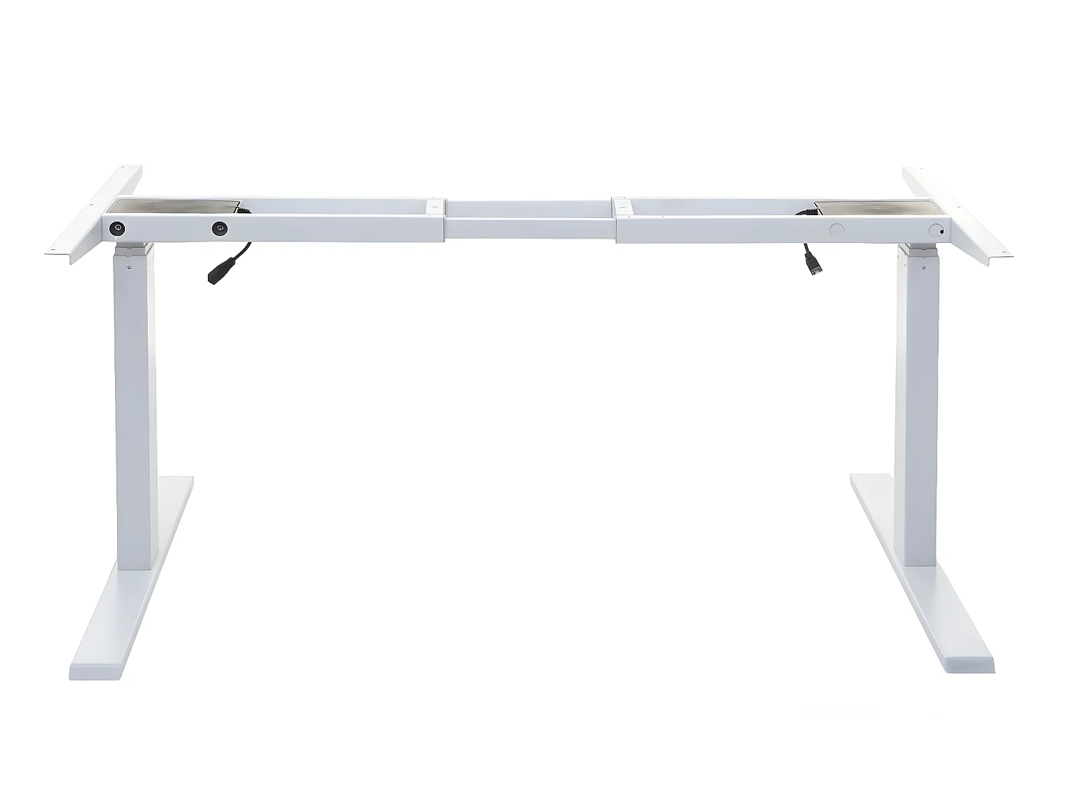 Gestell MCW-D40 für Schreibtisch, Weiß
