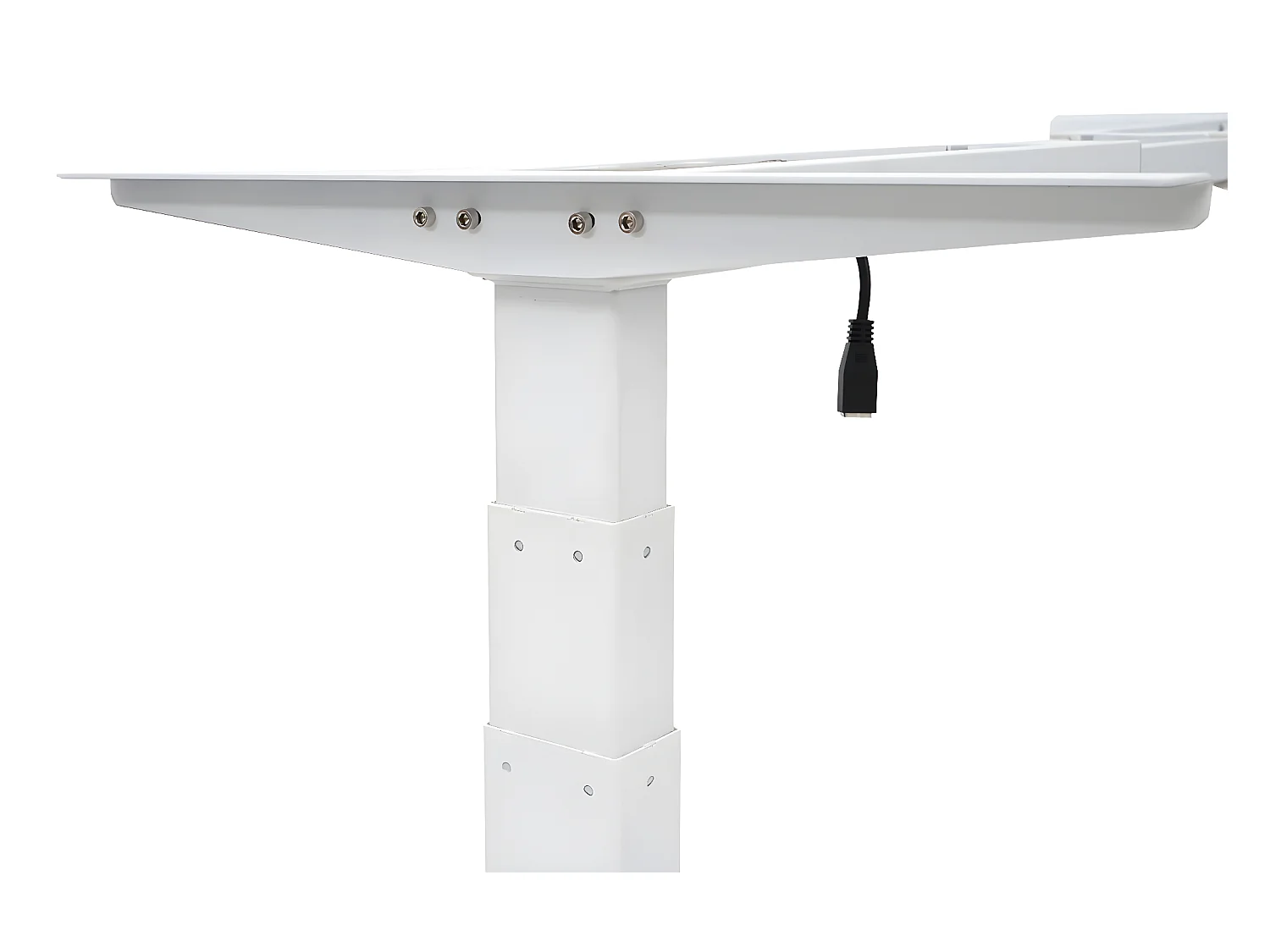 Gestell MCW-D40 für Schreibtisch, Weiß