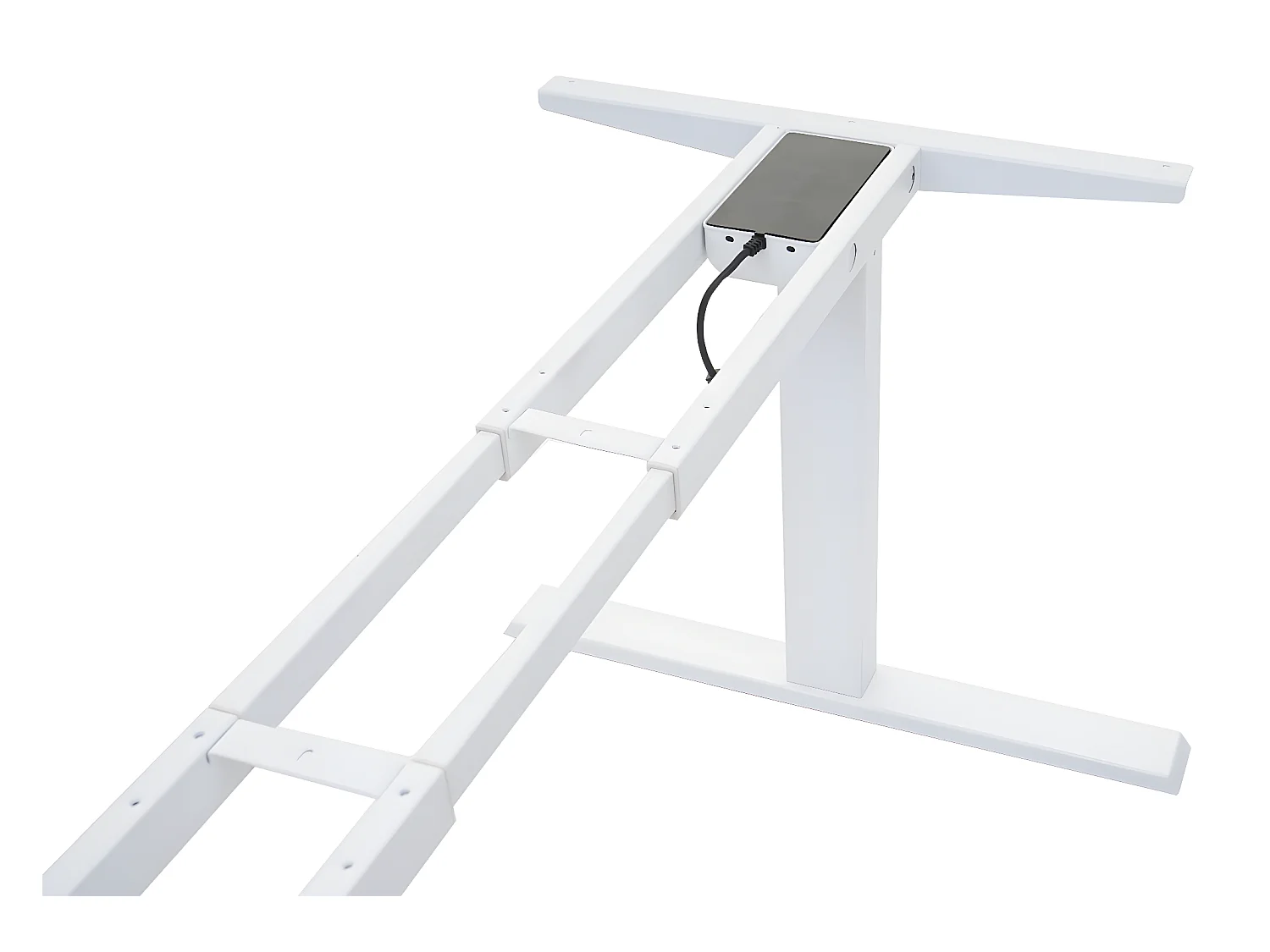Gestell MCW-D40 für Schreibtisch, Weiß