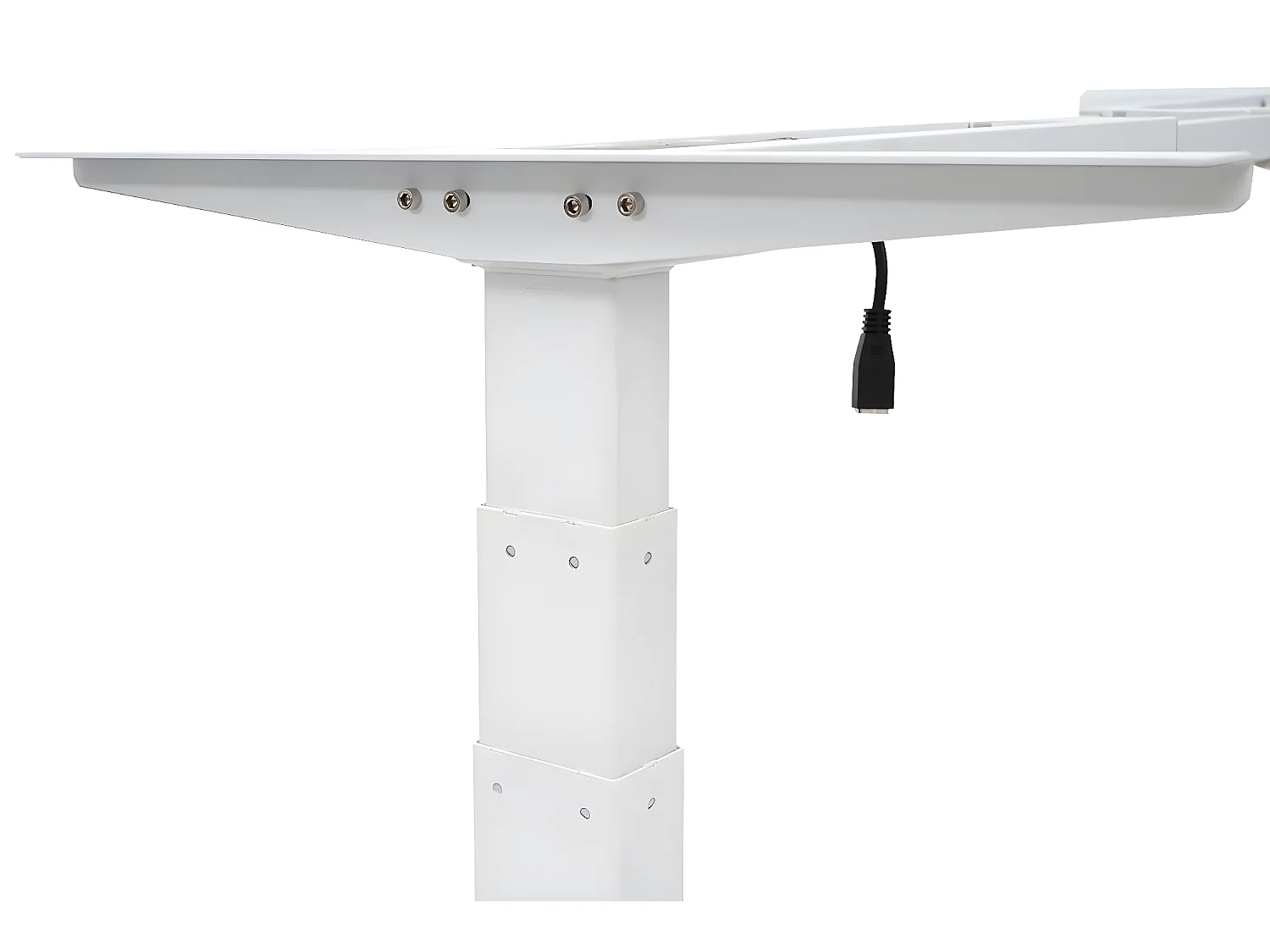 Gestell MCW-D40 für Schreibtisch, Weiß