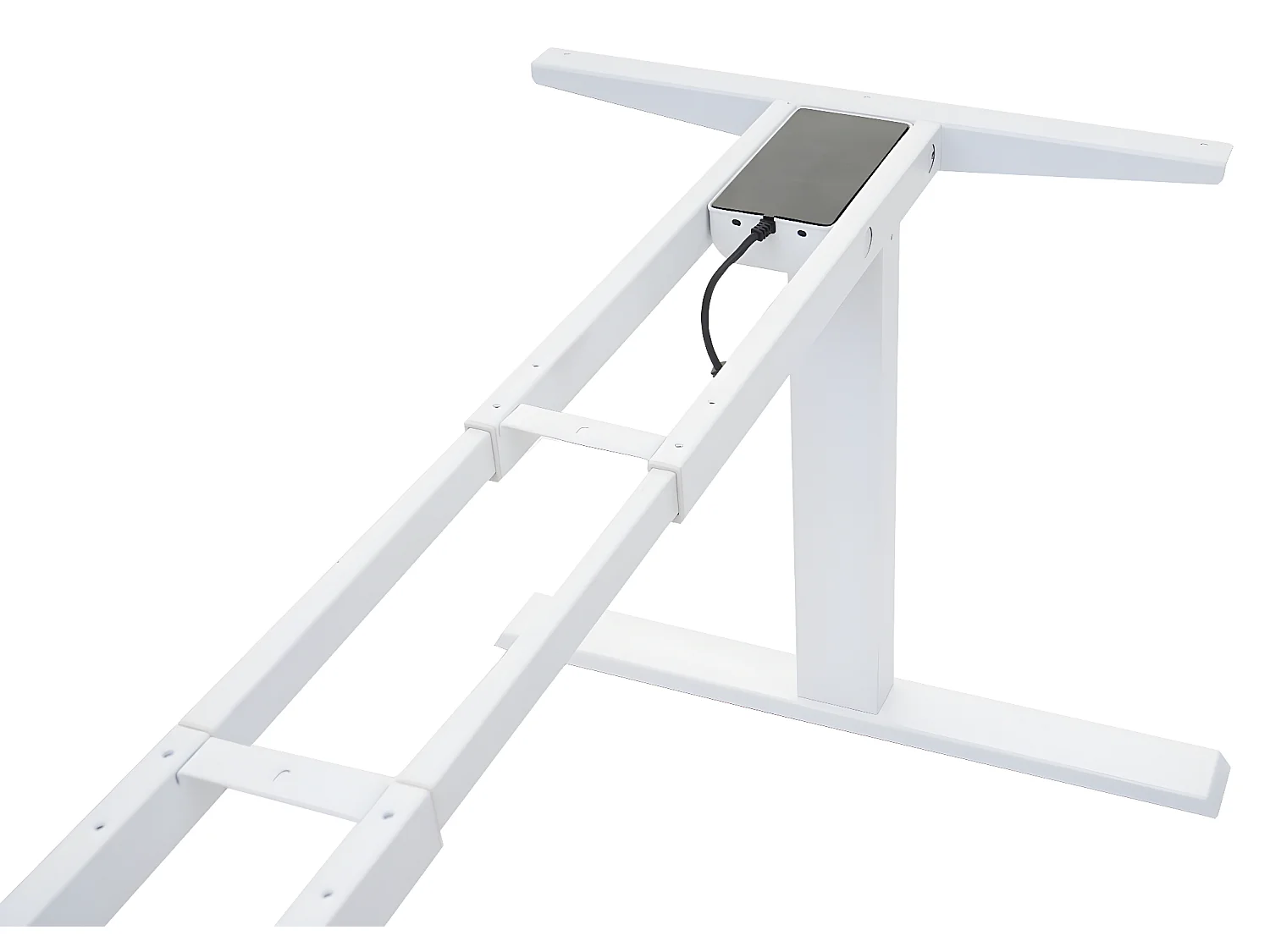 Gestell MCW-D40 für Schreibtisch, Weiß