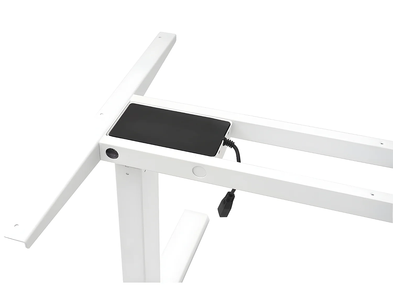 Gestell MCW-D40 für Schreibtisch, Weiß