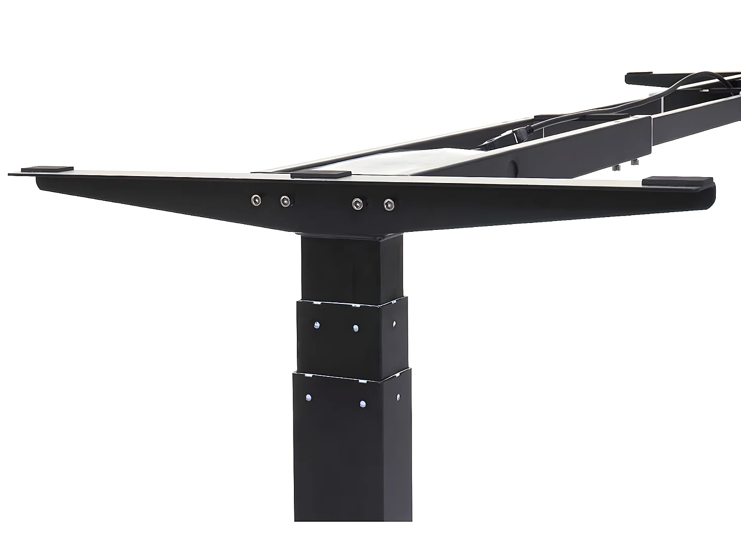 Gestell MCW-D40 für Eck-Schreibtisch, Schwarz