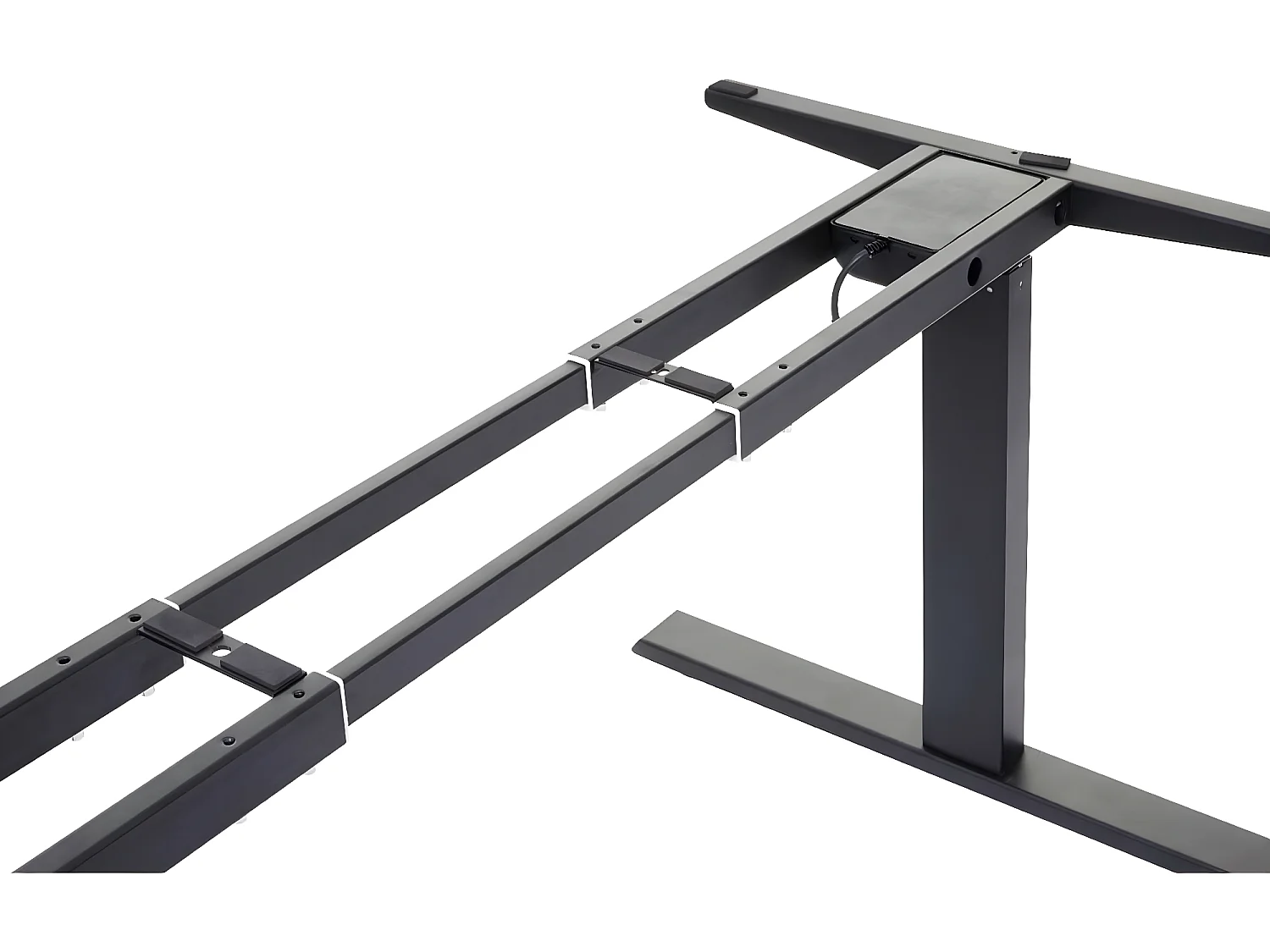 Gestell MCW-D40 für Eck-Schreibtisch, Schwarz