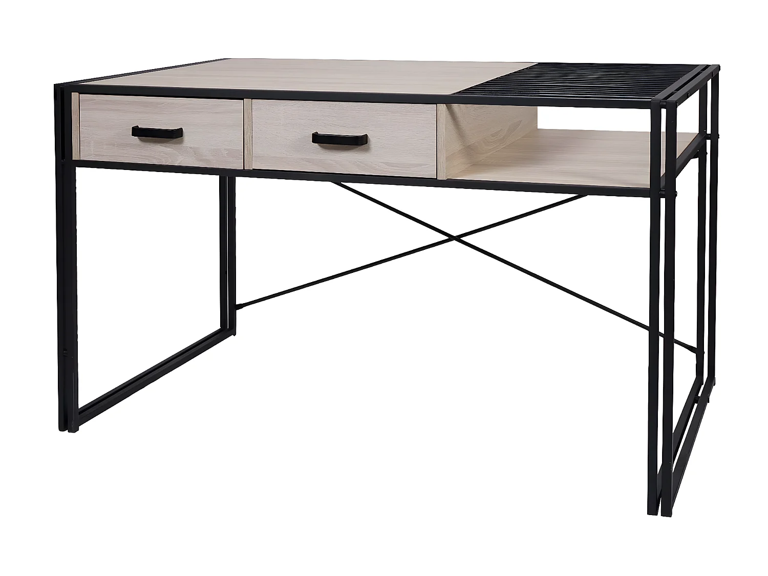 Biurko MCW-H91,  wygląd dębu