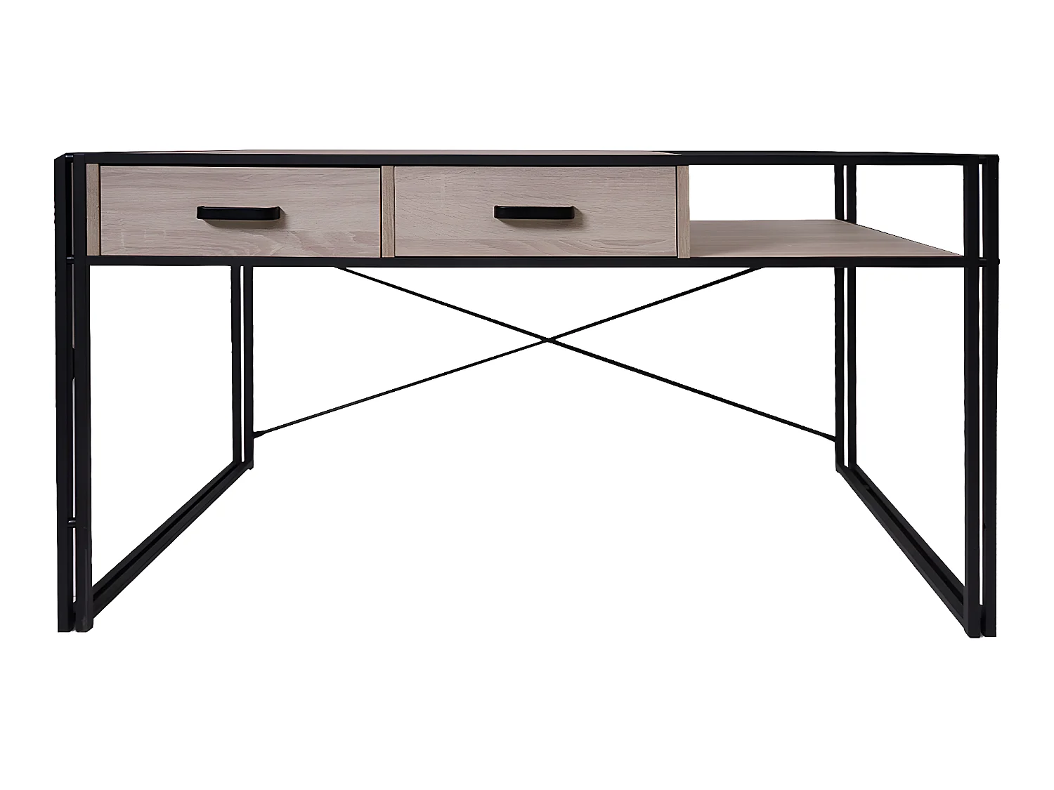 Biurko MCW-H91,  wygląd dębu