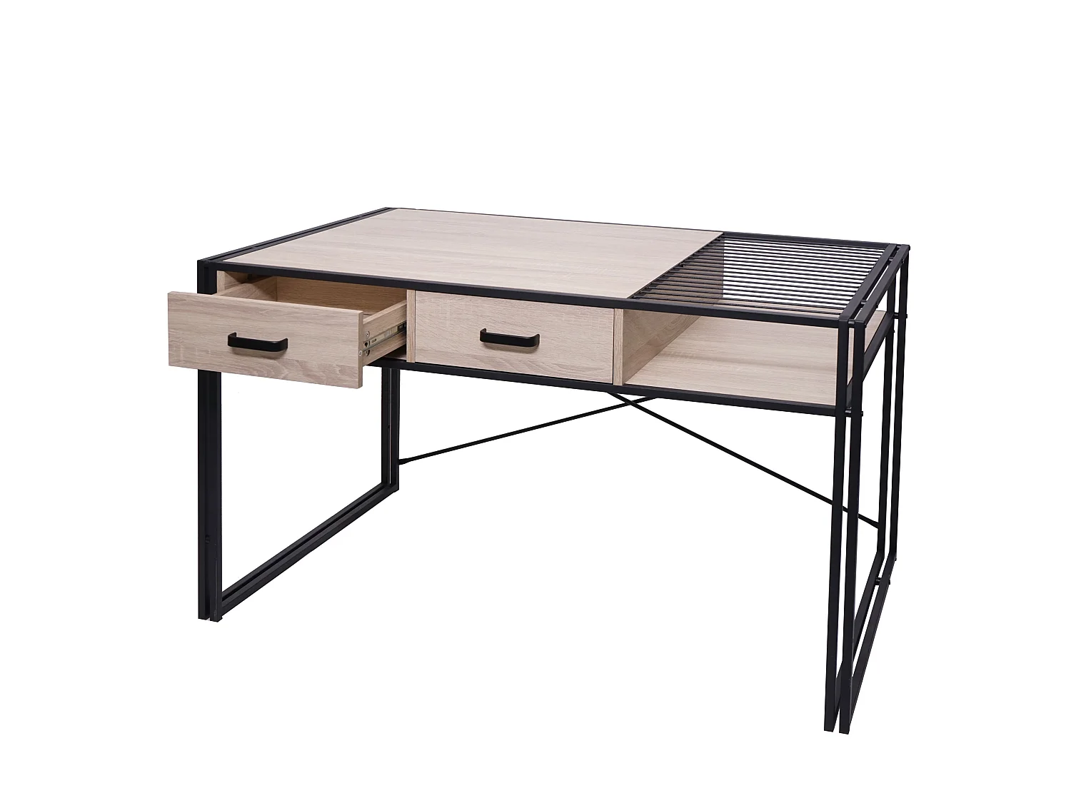 Biurko MCW-H91,  wygląd dębu