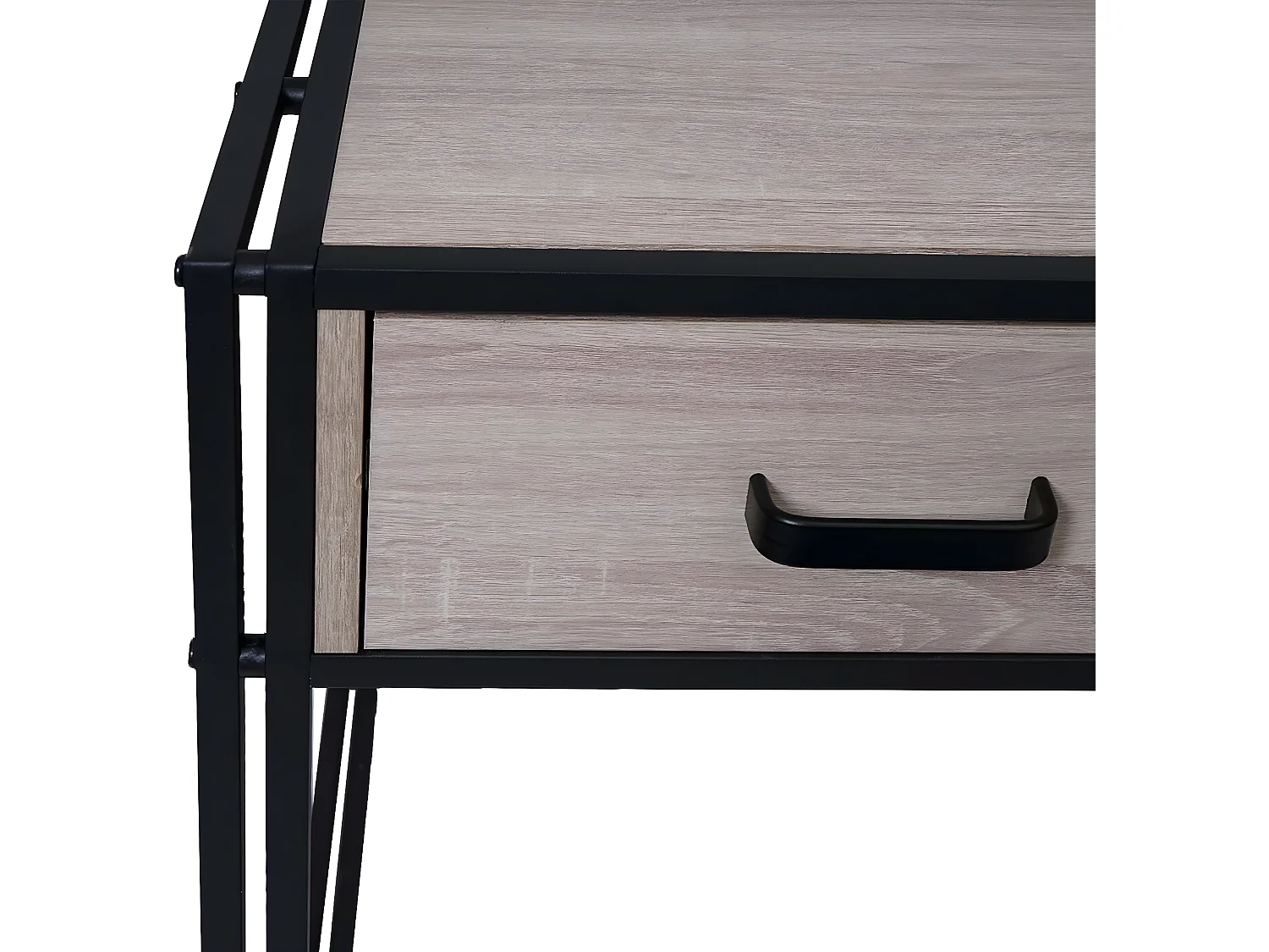 Biurko MCW-H91,  wygląd dębu