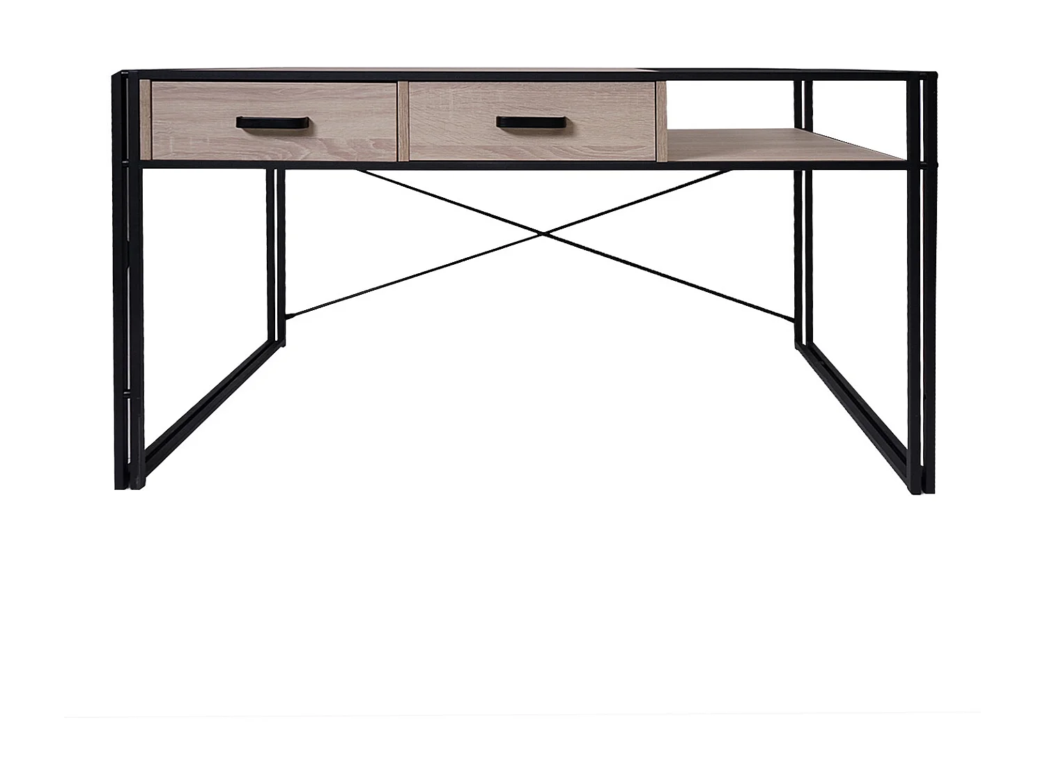 Biurko MCW-H91,  wygląd dębu