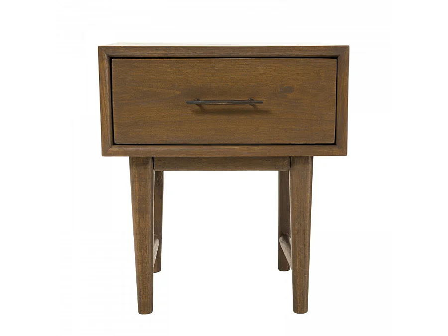 LAURE - Chevet 1 tiroir bois Mindi