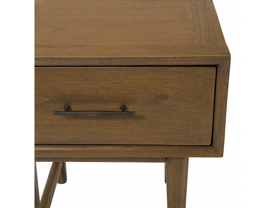 LAURE - Chevet 1 tiroir bois Mindi