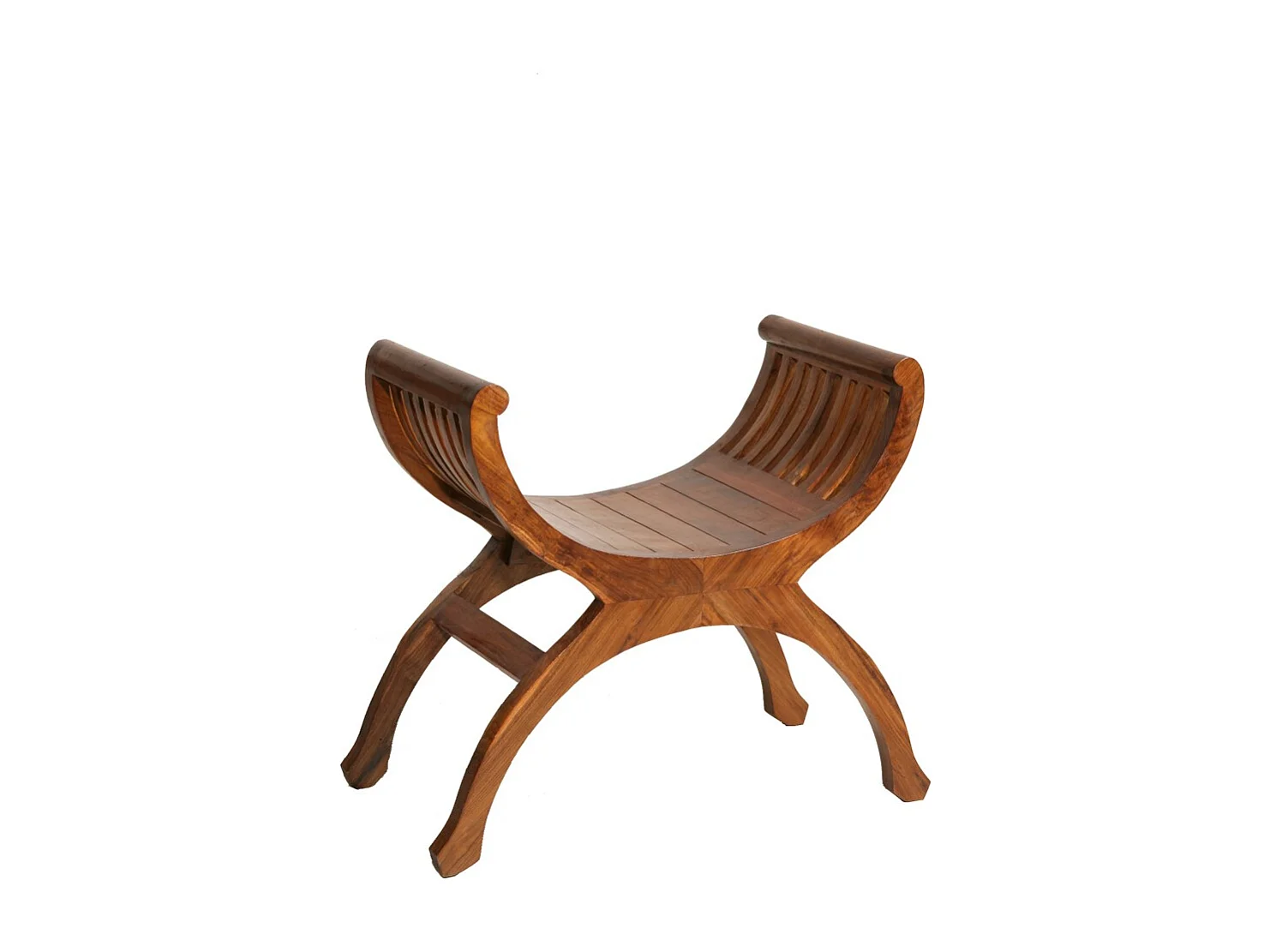 API - Tabouret / Yuyu 1 place bois Teck marron