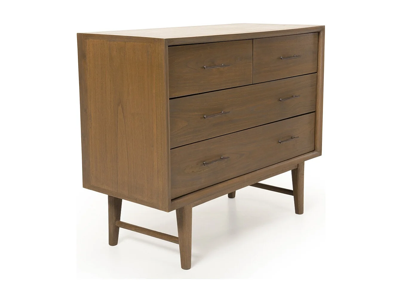 LARA - Commode 4 tiroirs bois Mindi