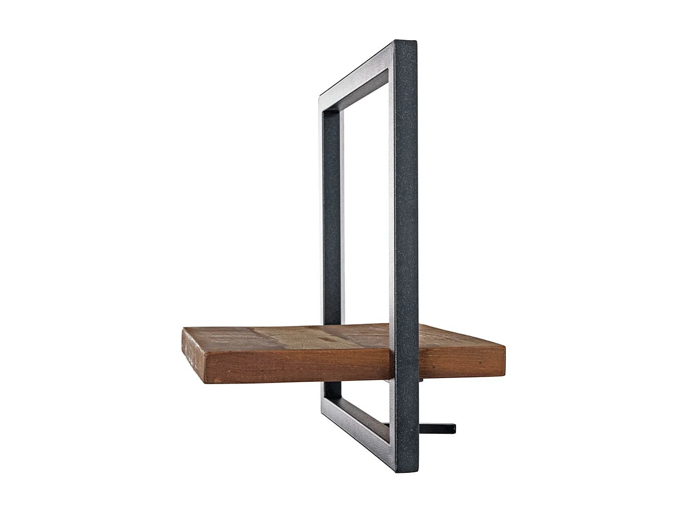 SIXTINE - Étagère murale plateau 35x25cm bois de teck recyclé marron