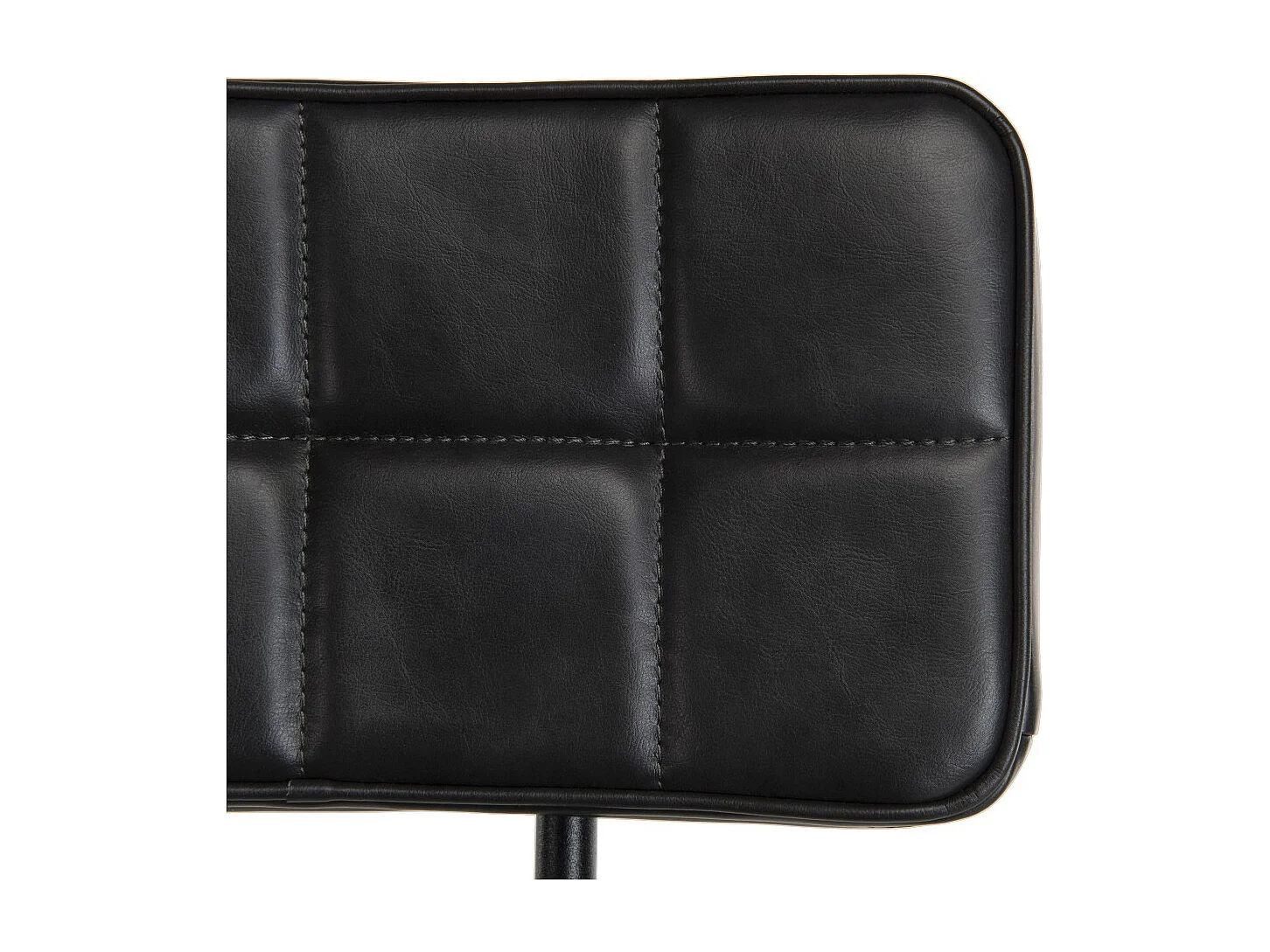 TOM - Lot de 2 tabourets de bar James noir hauteur d'assise 80cm